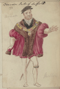 Costume design for the Duke of Suffolk