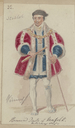 Costume design for Thomas Howard, 2nd Duke of Norfolk
