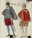 Costume designs for Bassanio