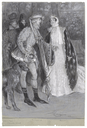 Herbert Beerbohm Tree as Richard II and Lily Brayton as the queen