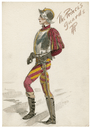 Costume design for the prince's guards