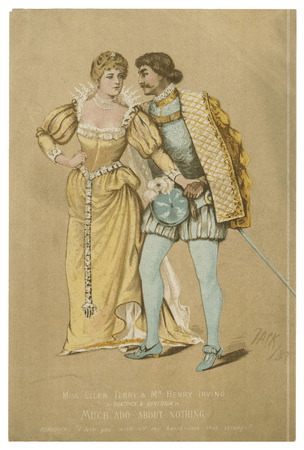 Ellen Terry as Beatrice and Henry Irving as Benedick