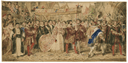 The coronation procession of Anne Boleyn