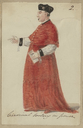 Costume design for Cardinal Wolsey