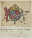 Theatrical design for coat of arms for Henry VIII