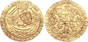 Coin bearing a representation of Henry V