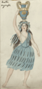 Costume design for a water nymph