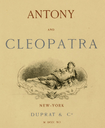 Frontpiece to 1891 edition of Antony & Cleopatra