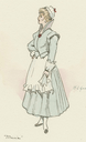 Costume sketch for Maria