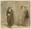 Rough drawings for scenes from Shakespeare