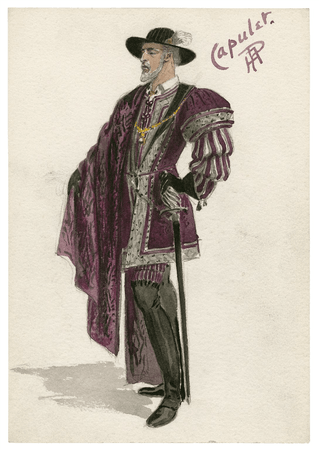 Costume design for Capulet