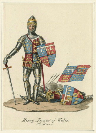 Costume design for Prince Henry