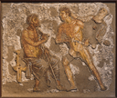 1st century Pompeii fresco of Achilles and Agamemnon