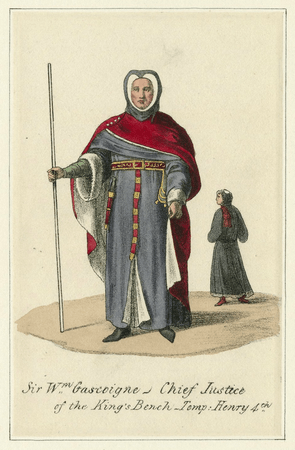 Costume design for the Lord Chief Justice