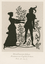 A series of silhouettes illustrating A Midsummer Night's Dream