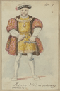 Costume design for King Henry VIII