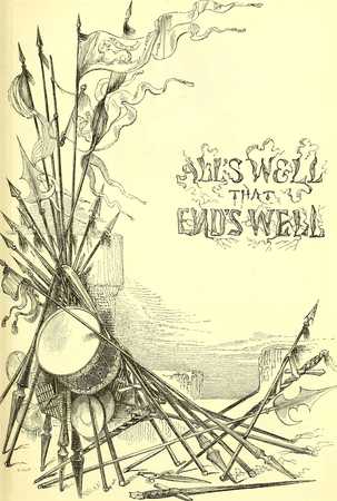 Frontpiece to 1851 edition of All's Well That Ends Well
