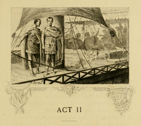 Act header from Duprant & Co. edition of Antony and Cleopatra