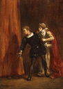 Eugène Delacroix, Hamlet and His Mother
