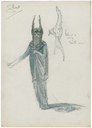 Costume design for the ghost