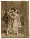 Macbeth and his wife after the murder of Duncan